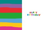 contemporary birthday colourful text amaxing human